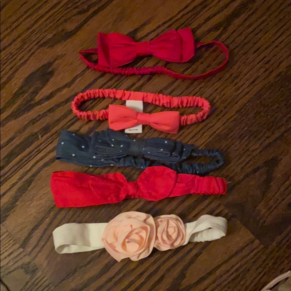Lot of Janie and Jack and Gap infant bows